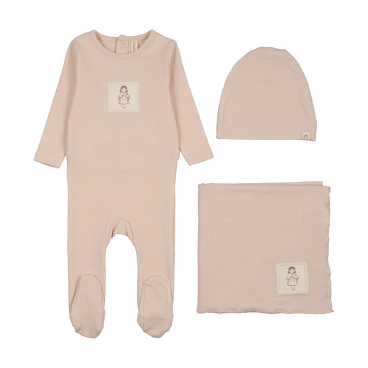 Lil Legs Graphic Tag Layette Set