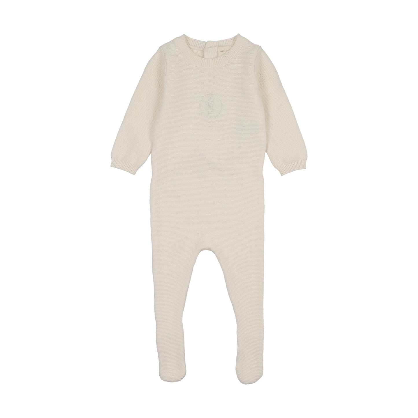 Lil Legs Crest Knit Footie Set
