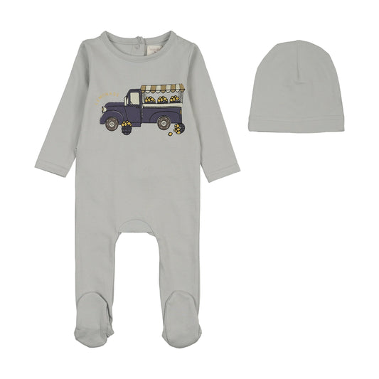 Lil Legs Lemon Boys Footie