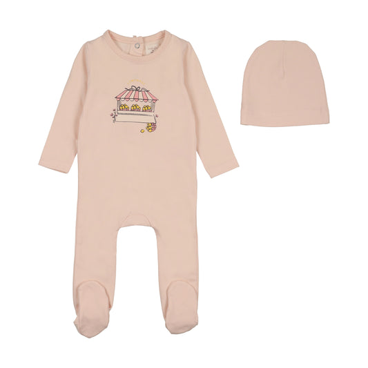 Lil Legs Lemon Girls Footie