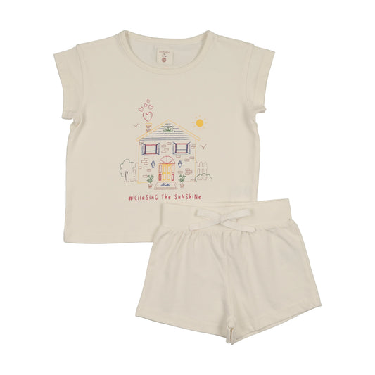 Lil Legs House Marled Set Girl