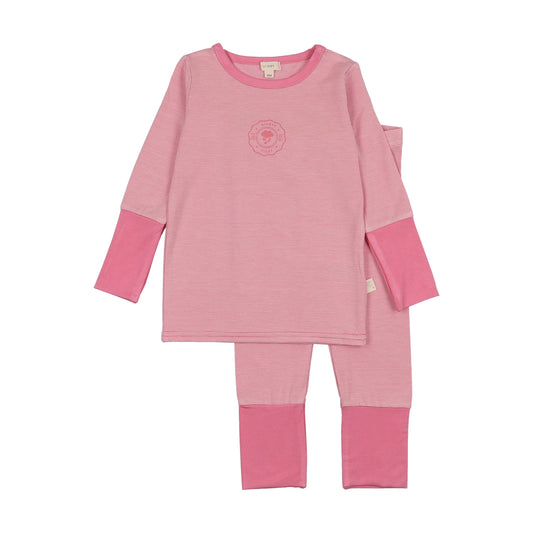 Lil Legs Striped Lounge Set