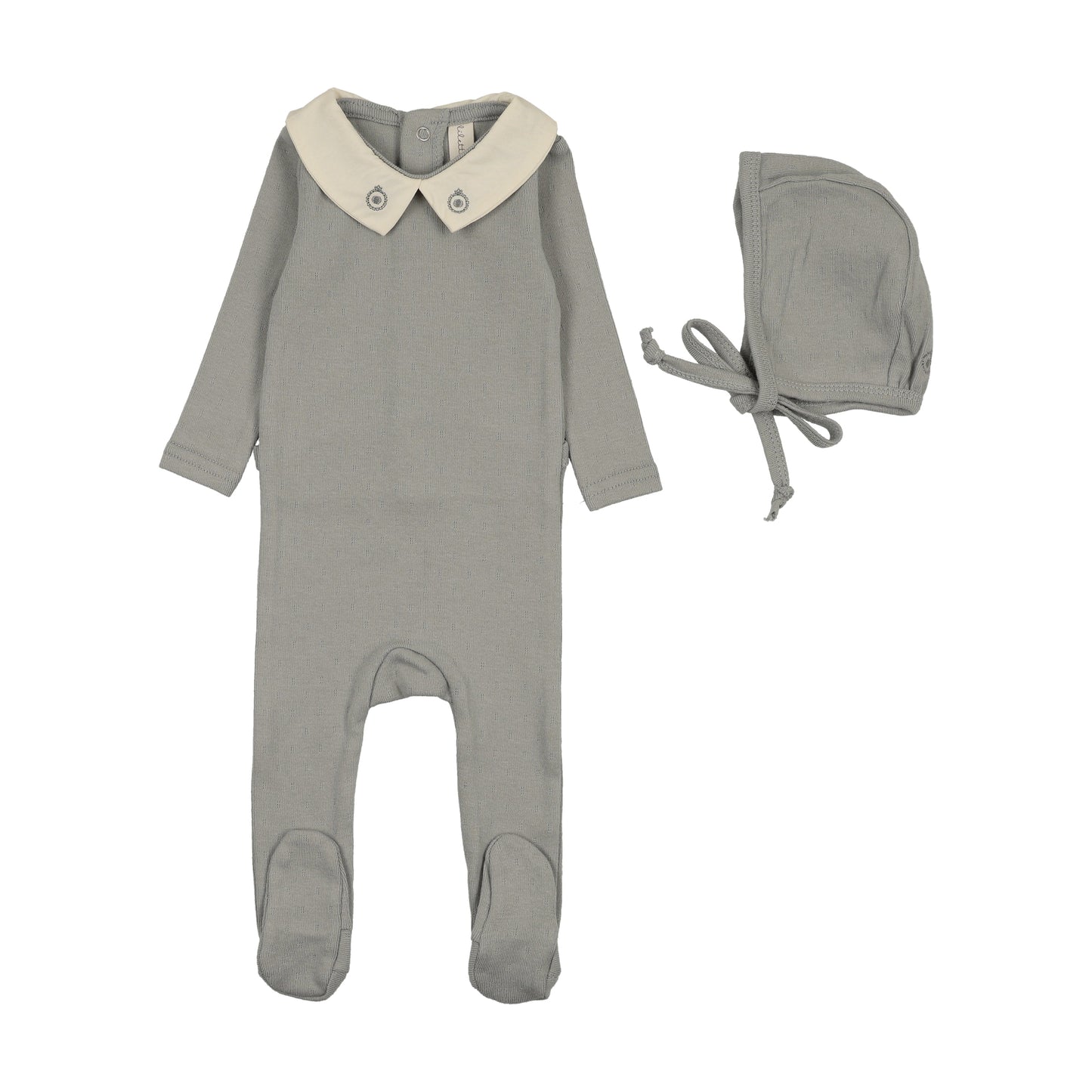 Lil Legs Sweetheart Collar Footie Set
