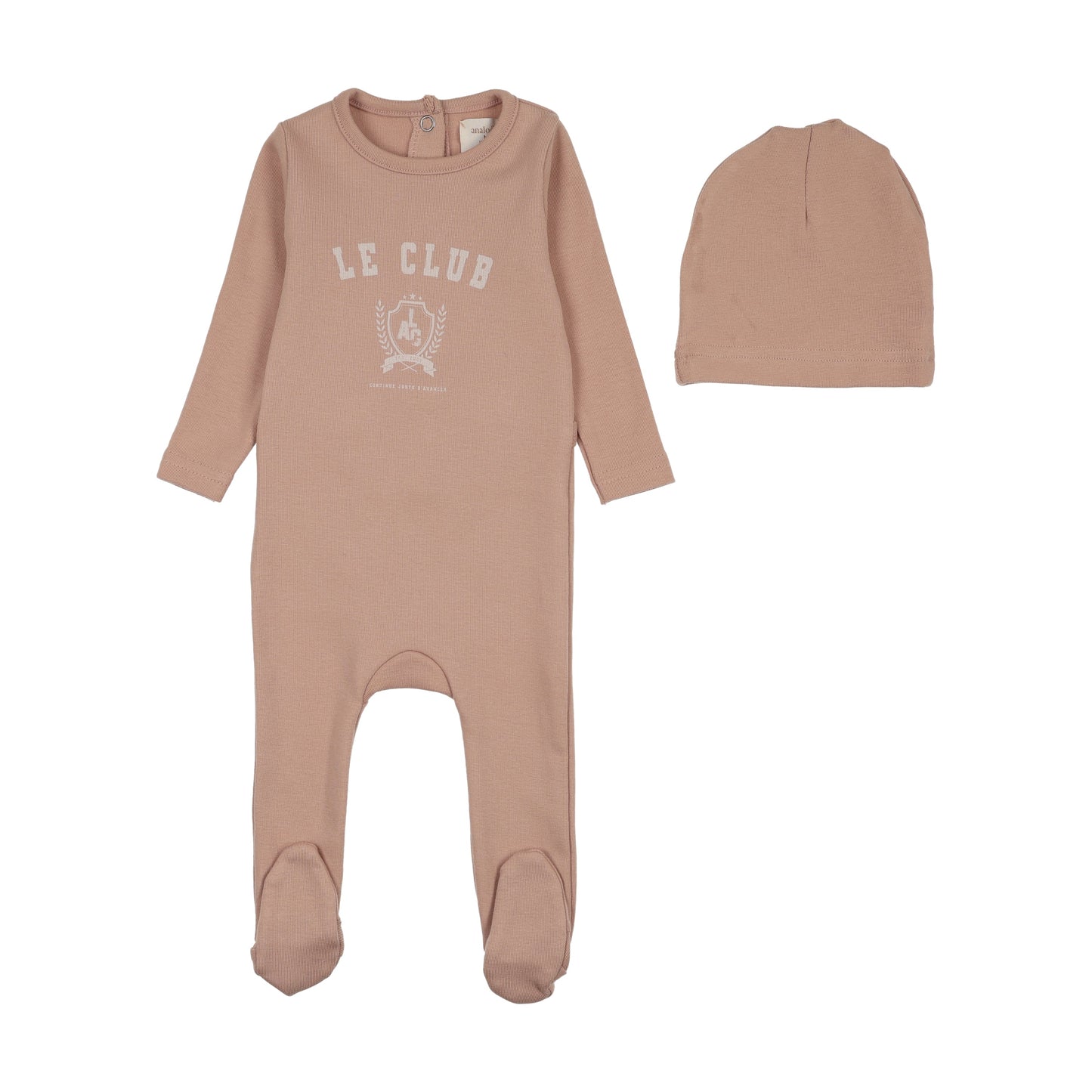 Lil Legs VARSITY CREST FOOTIE SET