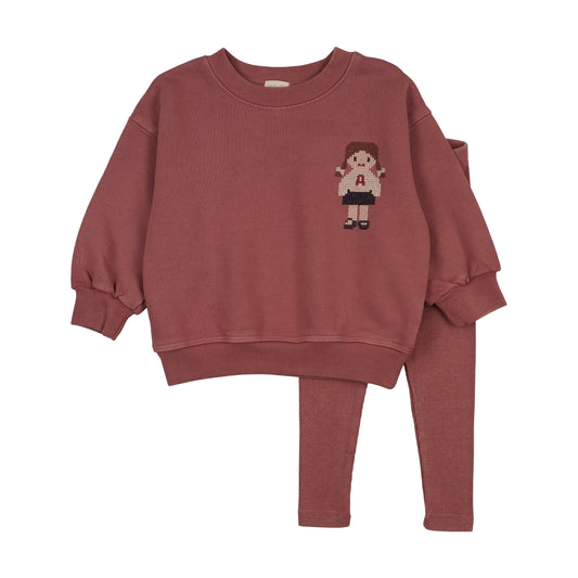 Lil Legs DOLL SWEATSHIRT SET