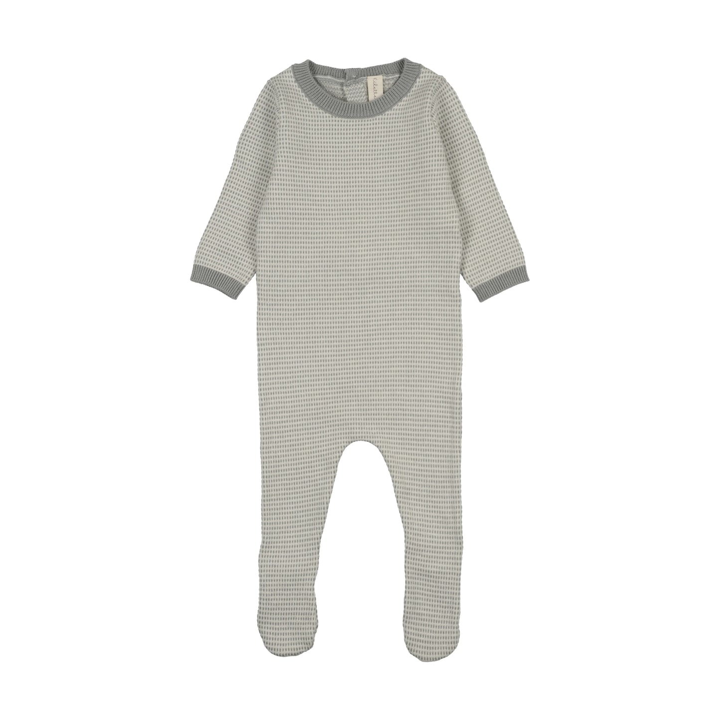 Lil Legs Two Tone knit Footie