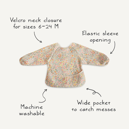 Mushie Long Sleeve Bib