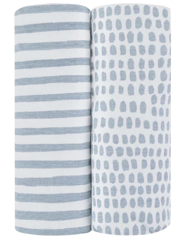 Ely's & Co. - Waterproof Pack N Play Sheet Set 2 Pack