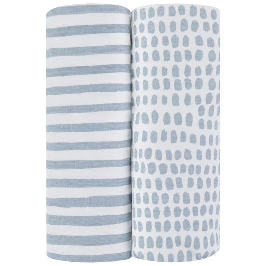 Ely's & Co. - Waterproof Pack N Play Sheet Set 2 Pack