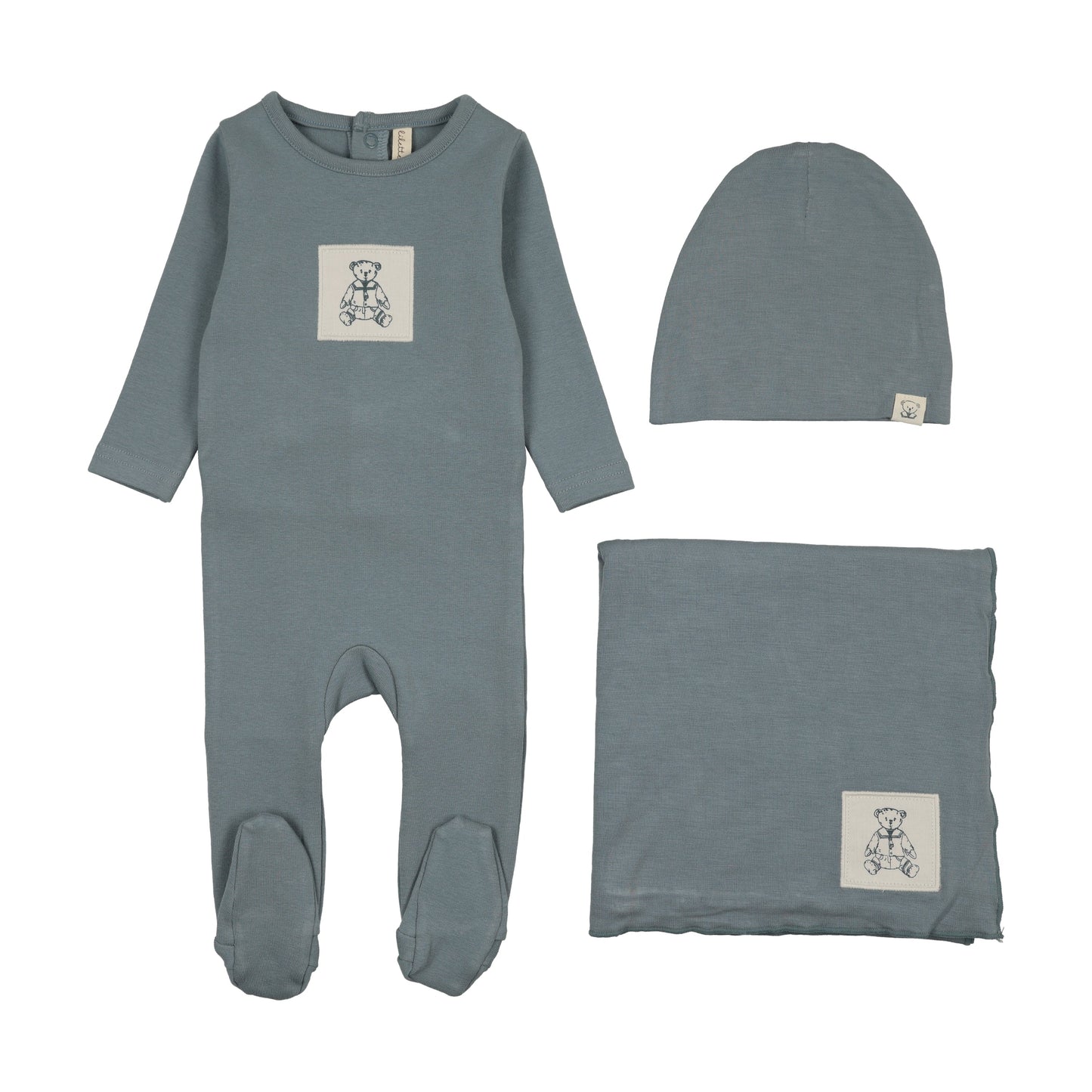 Lil Legs Graphic Tag Layette Set
