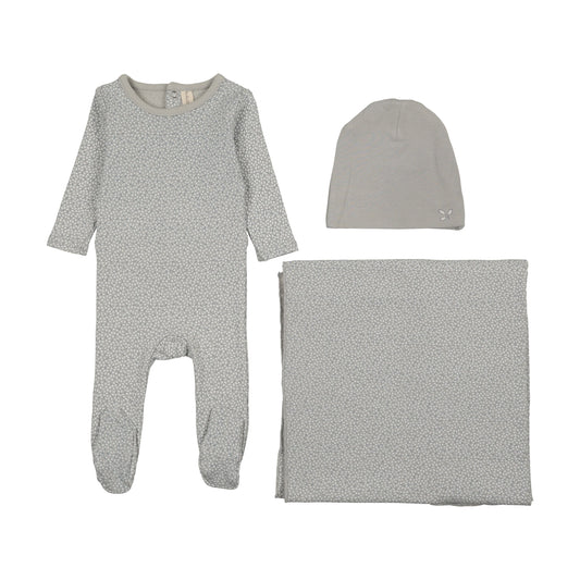 Lil Legs Mini Print Layette Set