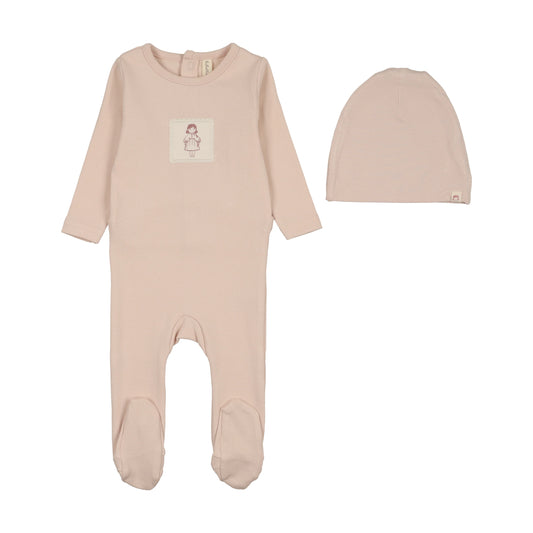 Lil Legs Graphic Tag Footie Set