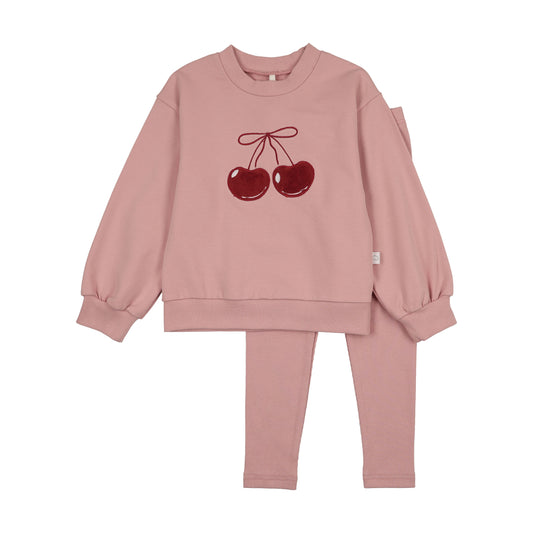 Pouf Pink Cherry Set