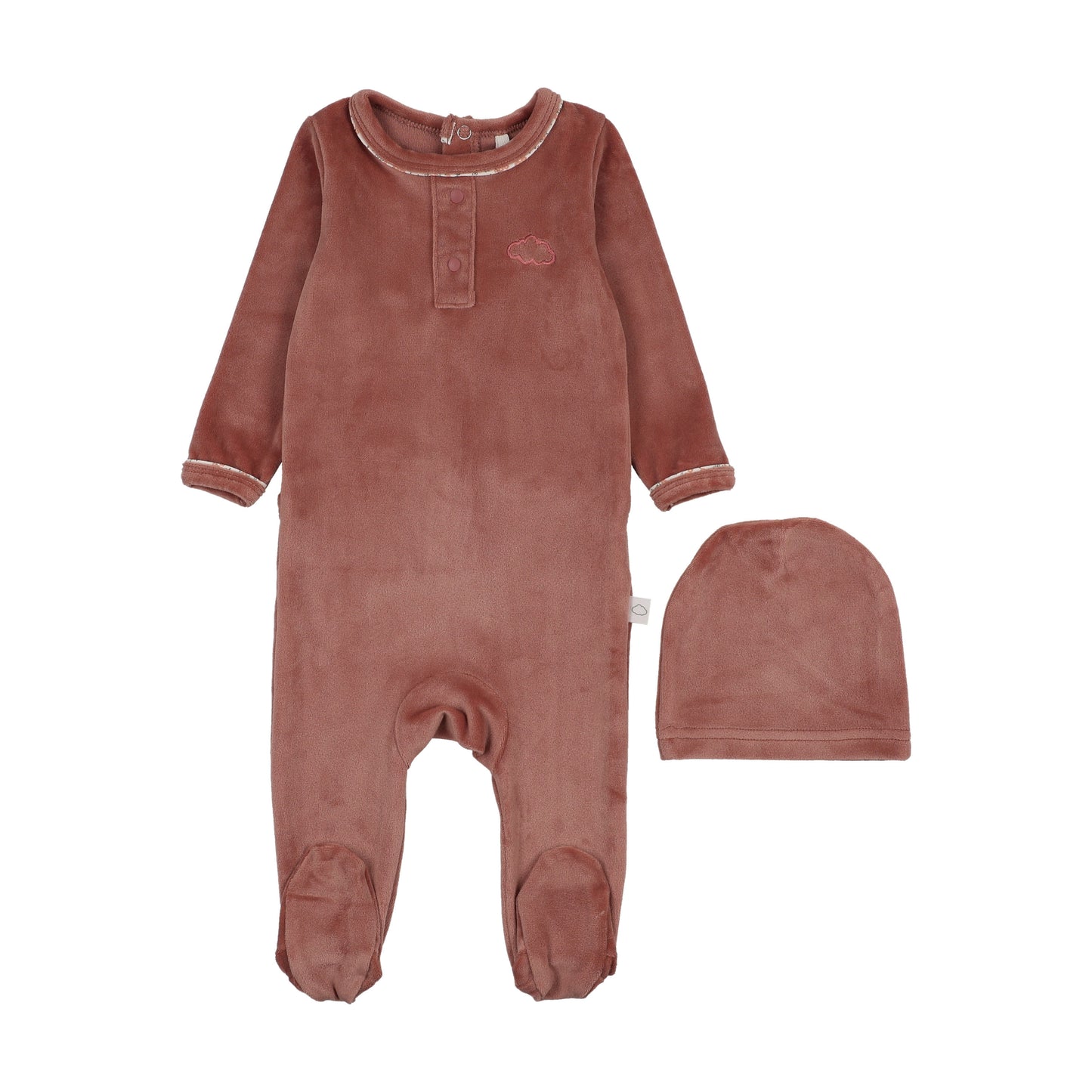 Pouf Velour Grandpa Footie