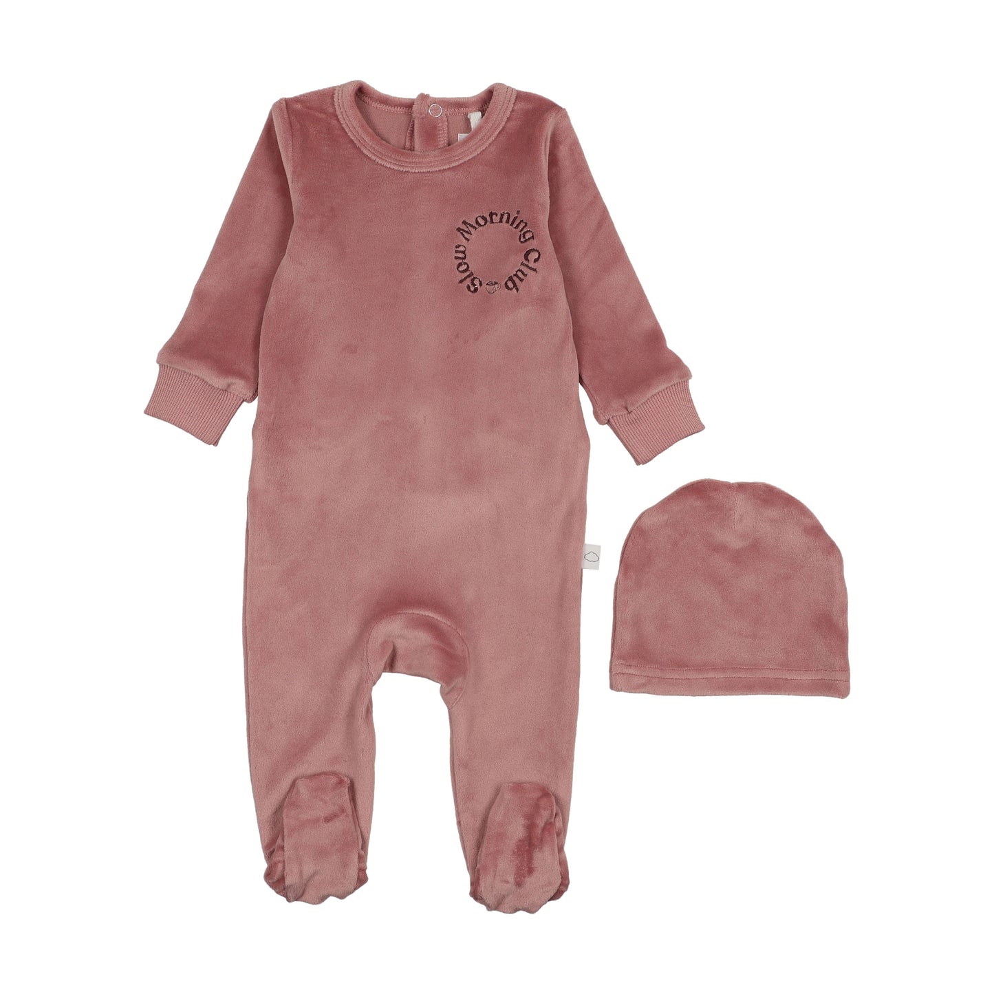 Pouf Logo Velour Footie