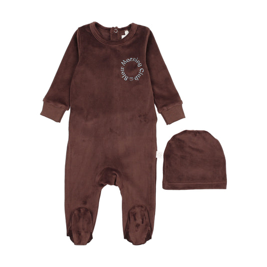 Pouf Logo Velour Footie
