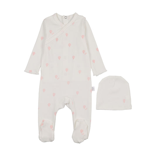 Pouf Hot Air Balloon Printed Footie