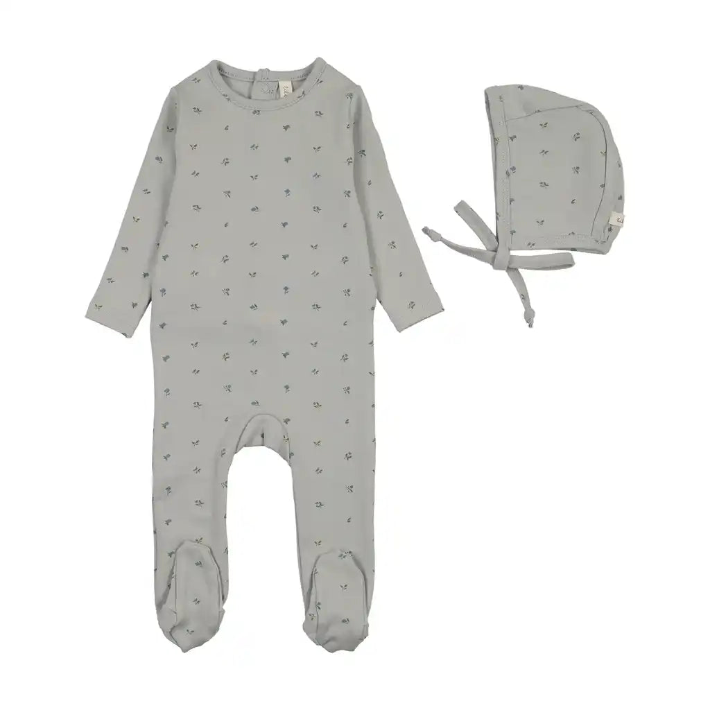Lil Legs BITSY FLORAL FOOTIE SET