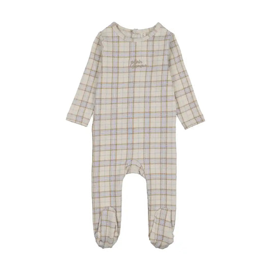 Lil Legs TARTAN PRINT FOOTIE