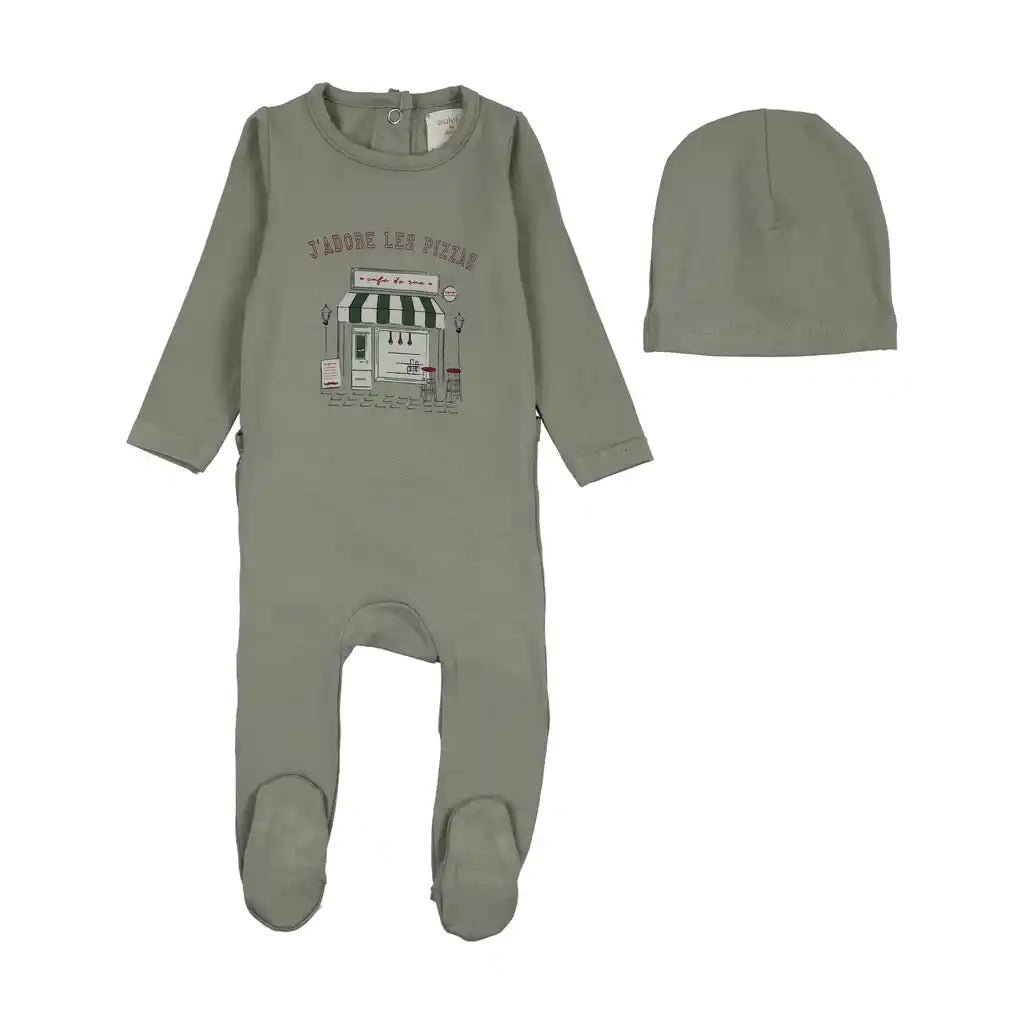 Lil Legs CAFE FOOTIE SET
