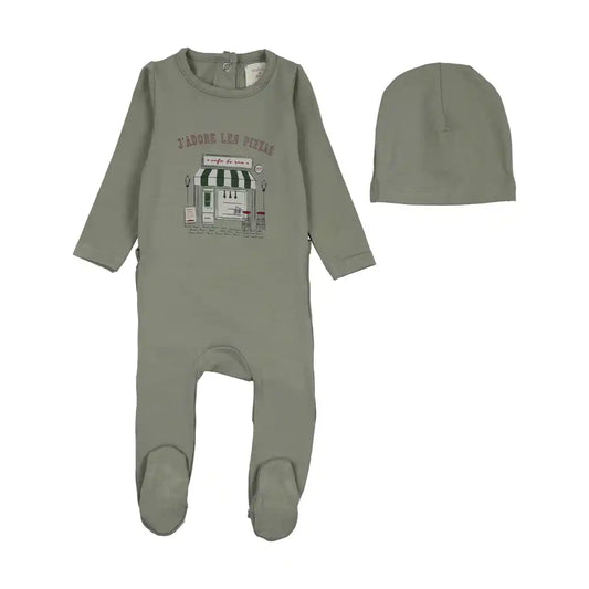 Lil Legs CAFE FOOTIE SET
