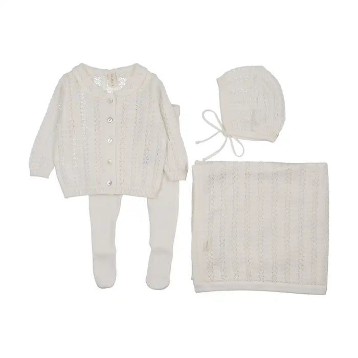 Lil Legs CROCHET BRIS SET + BLANKET