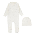 Lil Legs - Printed Wrapover Footie Set