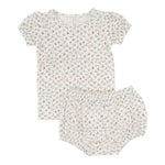 Lil Legs - Bouquet Floral Short Sleeve Set