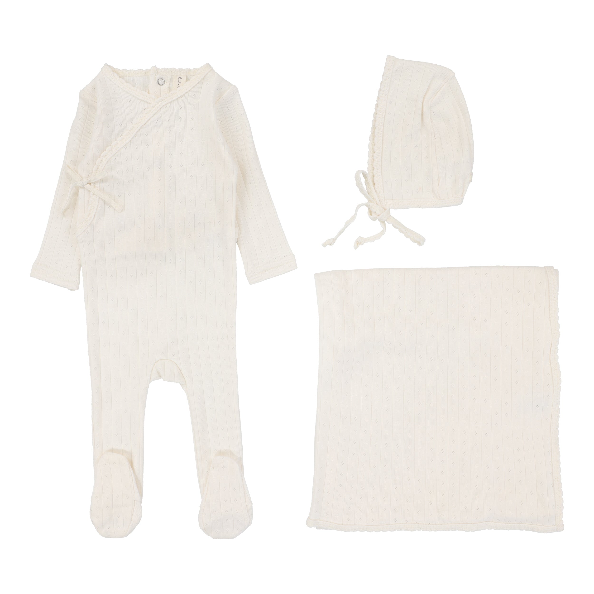 Lil Legs - Fine Pointelle Layette Set