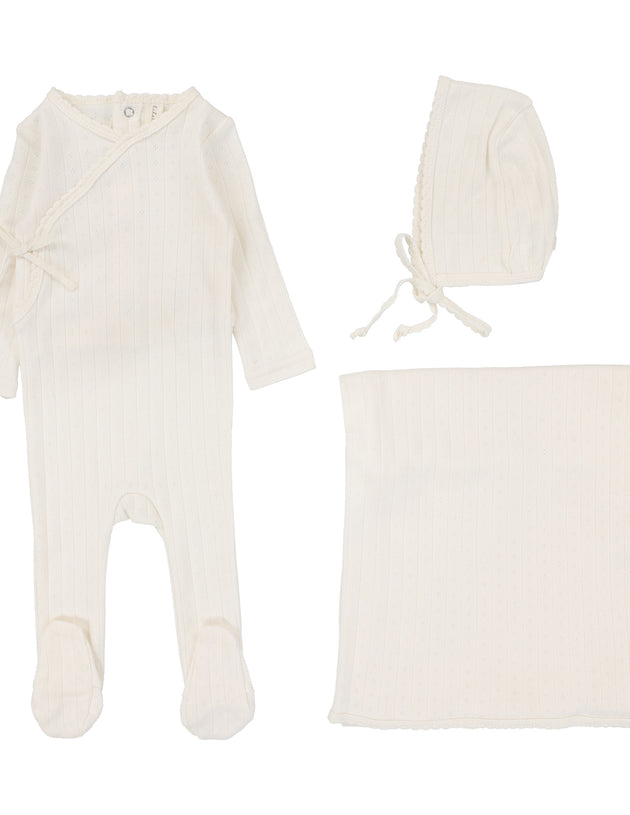 Lil Legs - Fine Pointelle Layette Set