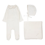 Lil Legs - Edged Collar Layette Set