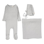 Lil Legs - Linear Printed Layette Set