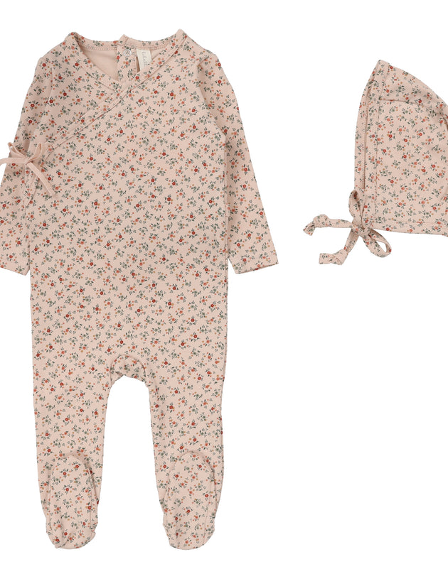 Lil Legs - Bouquet Floral Footie Set