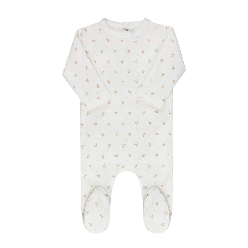 Elys Rosebud Diamond Collection Footie