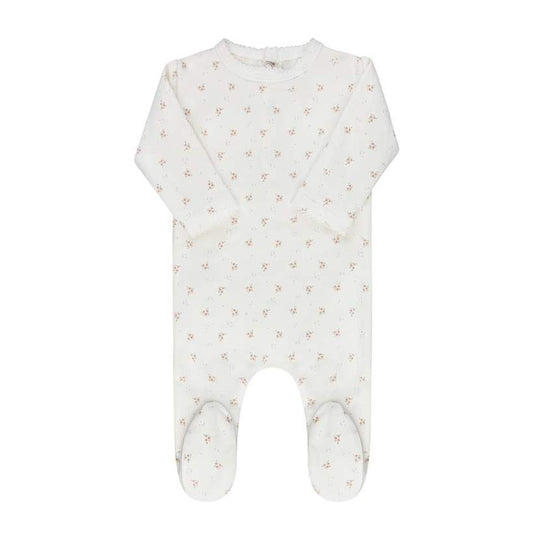 Elys Rosebud Diamond Collection Footie