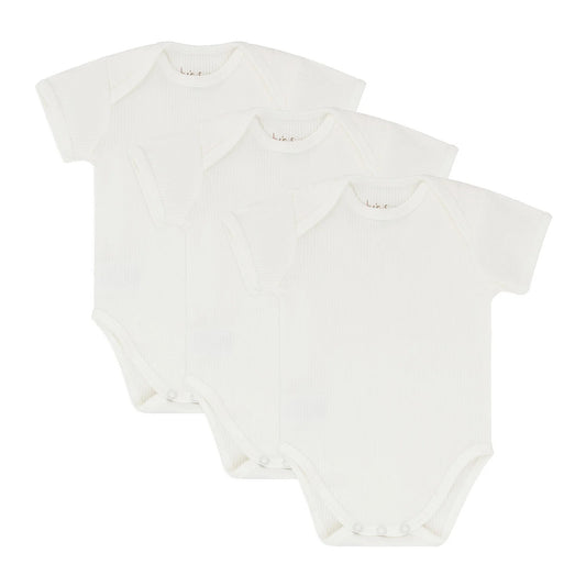 Ely's & Co. - 3 Pack Ribbed Short Sleeves Undershirt