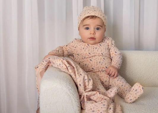 Girls Printed Willow Footie and Hat