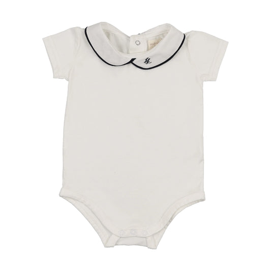 Lil Legs Peter Pan Onesie with Piping