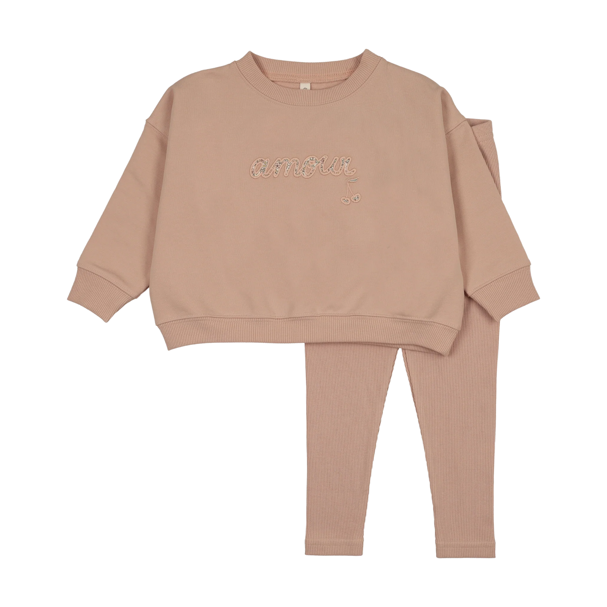 Lil Legs SWEATSHIRT SET - FLORAL
