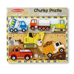 Melissa & Doug - Construction Chunky Puzzle