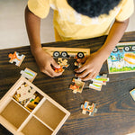 Melissa & Doug - Construction Puzzles in a Box