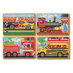 Melissa & Doug - Vehicle Puzzles in a Box