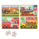 Melissa & Doug - Vehicle Puzzles in a Box