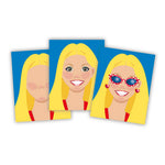 Melissa & Doug - Make-a-Face Fashion Faces Sticker Pad