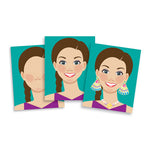 Melissa & Doug - Make-a-Face Fashion Faces Sticker Pad