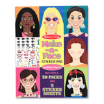 Melissa & Doug - Make-a-Face Fashion Faces Sticker Pad