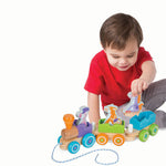 Melissa & Doug - Rocking Farm Animals Pull Train