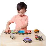 Melissa & Doug - Wooden Train Cars