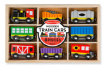 Melissa & Doug - Wooden Train Cars