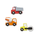 Melissa & Doug - Round the Site Construction Truck Rug